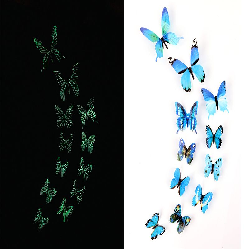 12pcs Butterflies