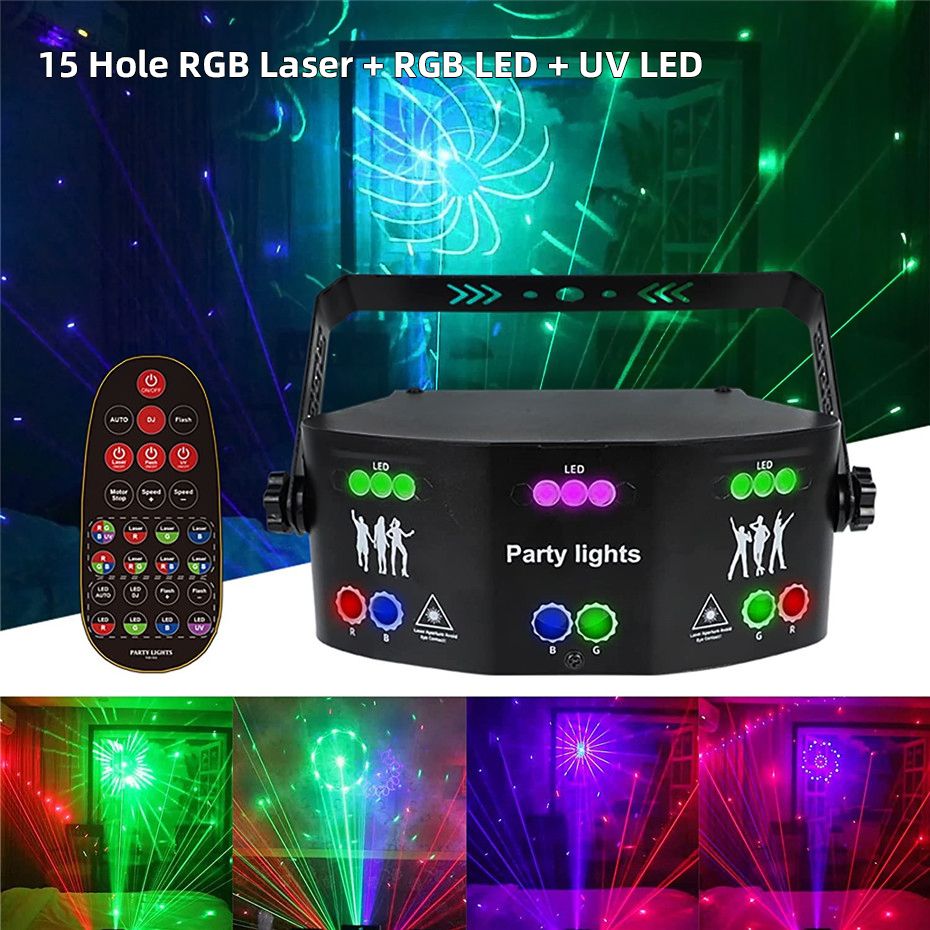 15 отверстия RGB Laser-US Plug