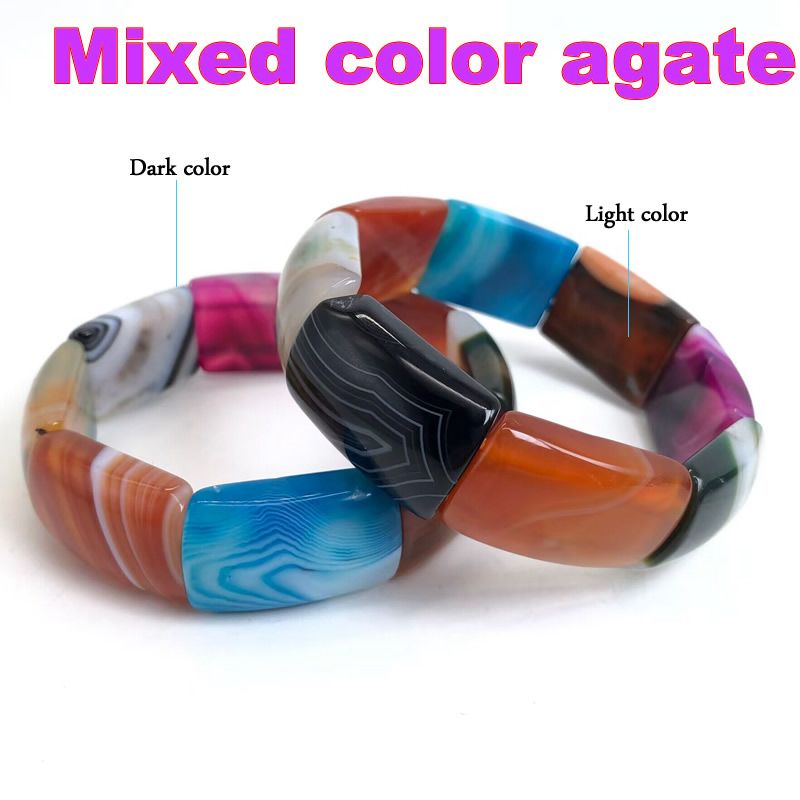 Agate mixte 1PCS