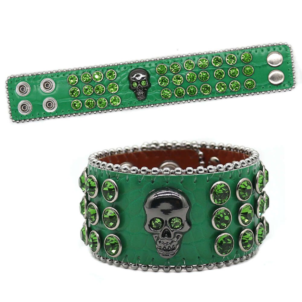 Bracelet squelette vert