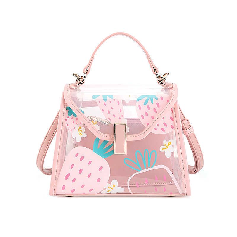 sac rose transparent