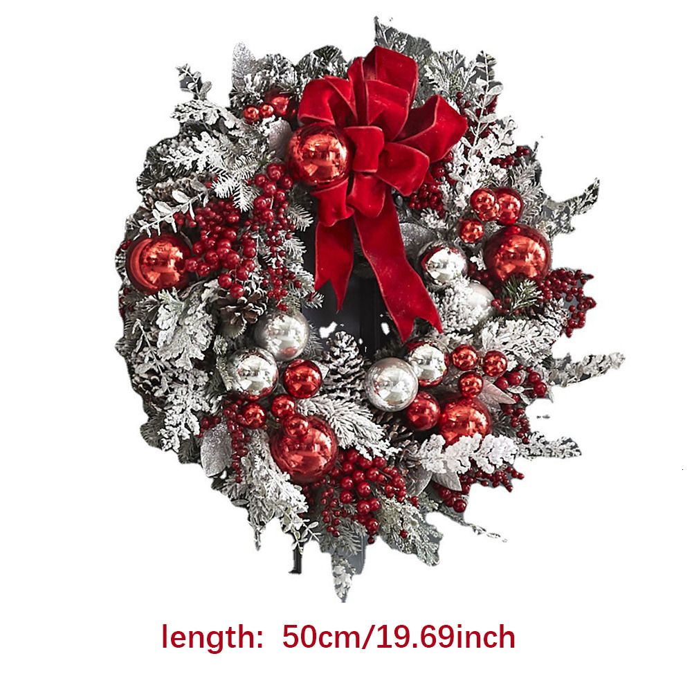50 cm-wreath-senza LED