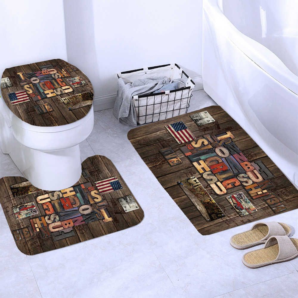 3844ZW-3PCS Bath Rug