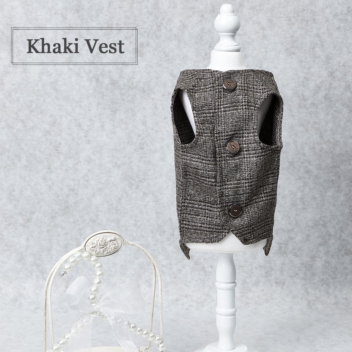 khaki vest