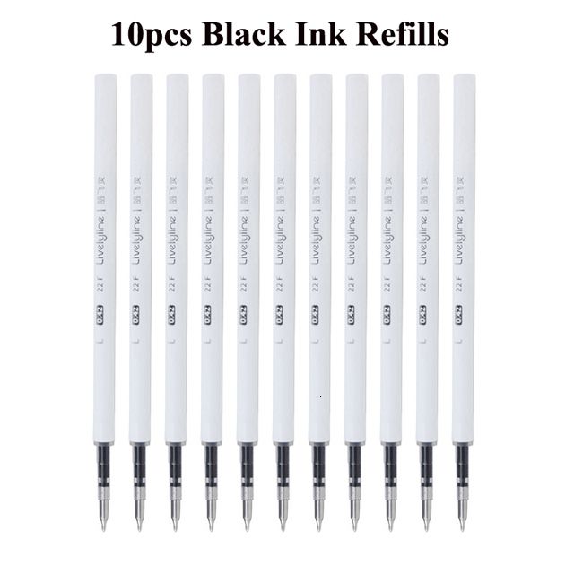 10pcs Black Ink