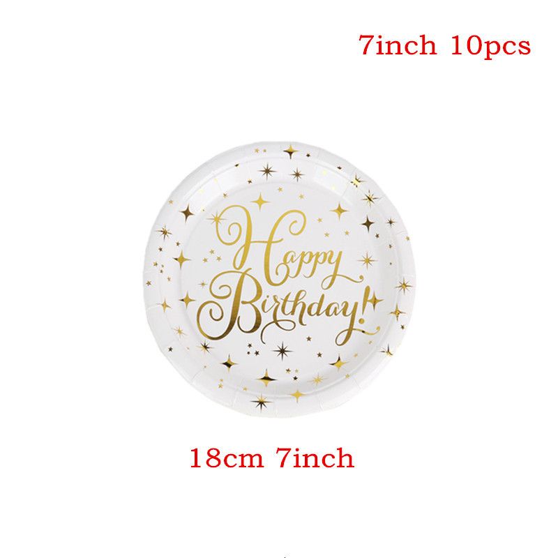 7INCHPLATE 10PCS