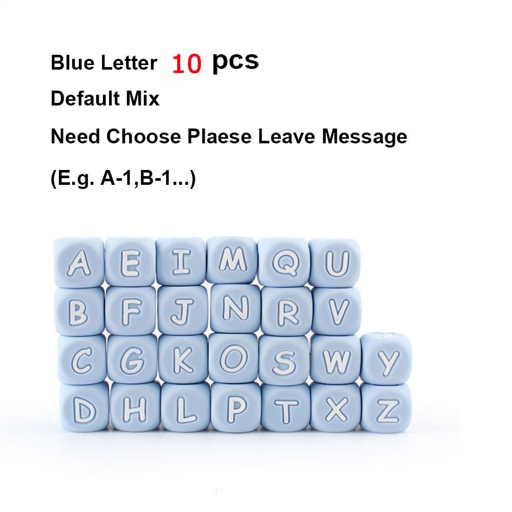 10pcs mix letter