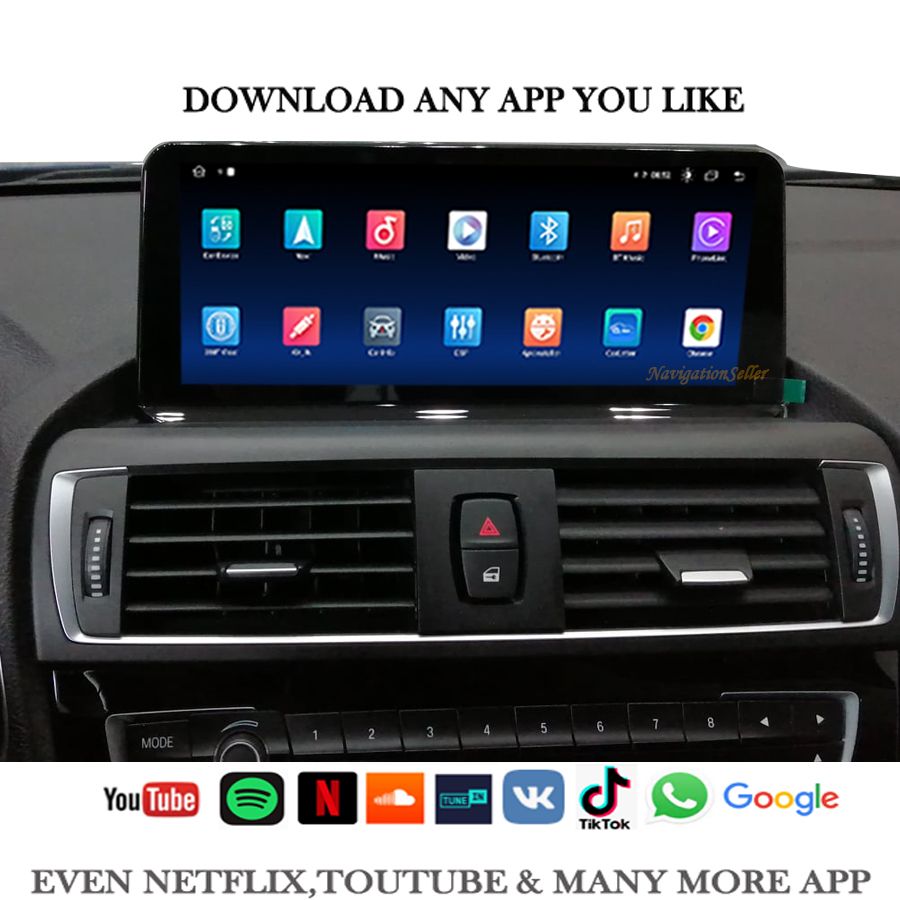 10.25 Inch Android12 For Bmw 1 Series F20 F21 2 Series F22 F23 Screen Radio  Upgrade Apple CarPlay Android Auto Lastest ID8 Menu Wifi Gps Navi car dvd