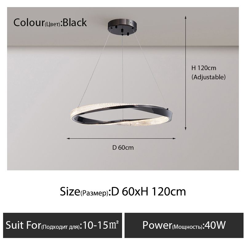 black D60cm Electrodelessdimming