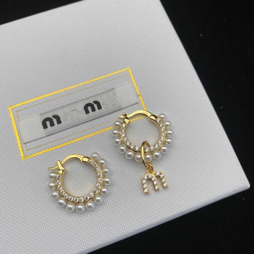 Miao Family Gold Earrings (letter Pair)