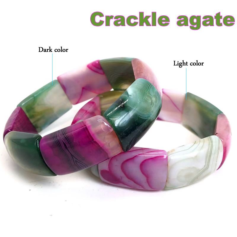 Agate craquelée 1PCS