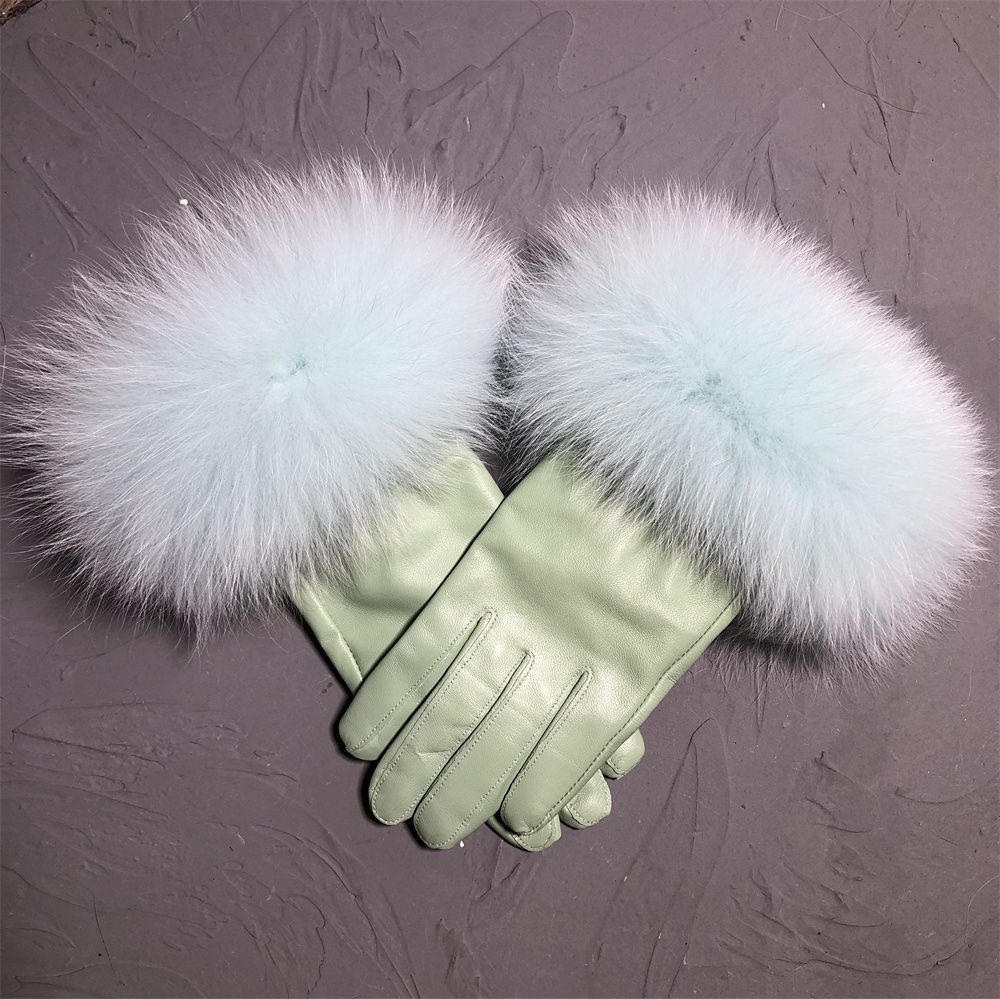 Mint Green-fox Fur