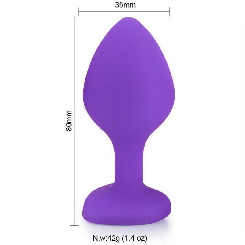 Coeur Violet Silicone Medium (eau Di