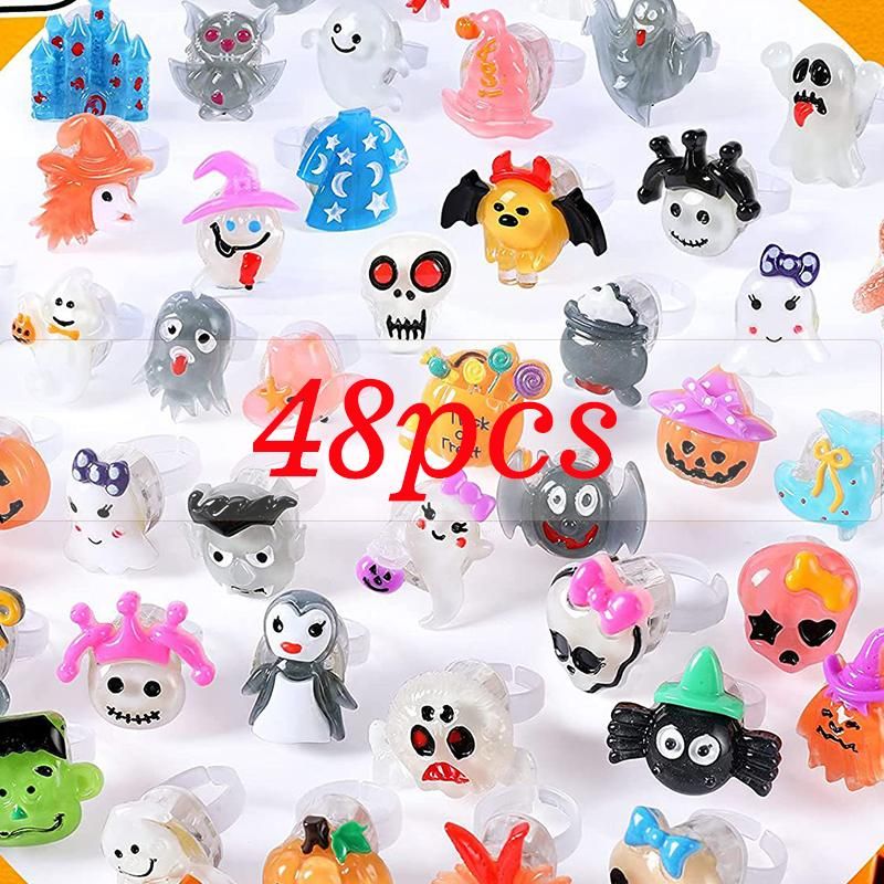 Anel de Halloween 48pcs