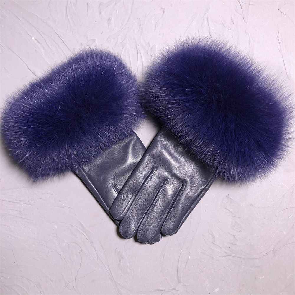 Navy-Fox Fur