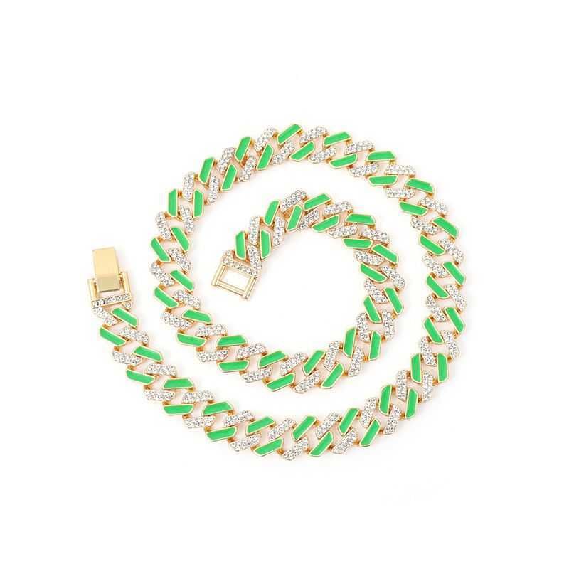 Pulseira de ouro verde-7inch (18 cm)