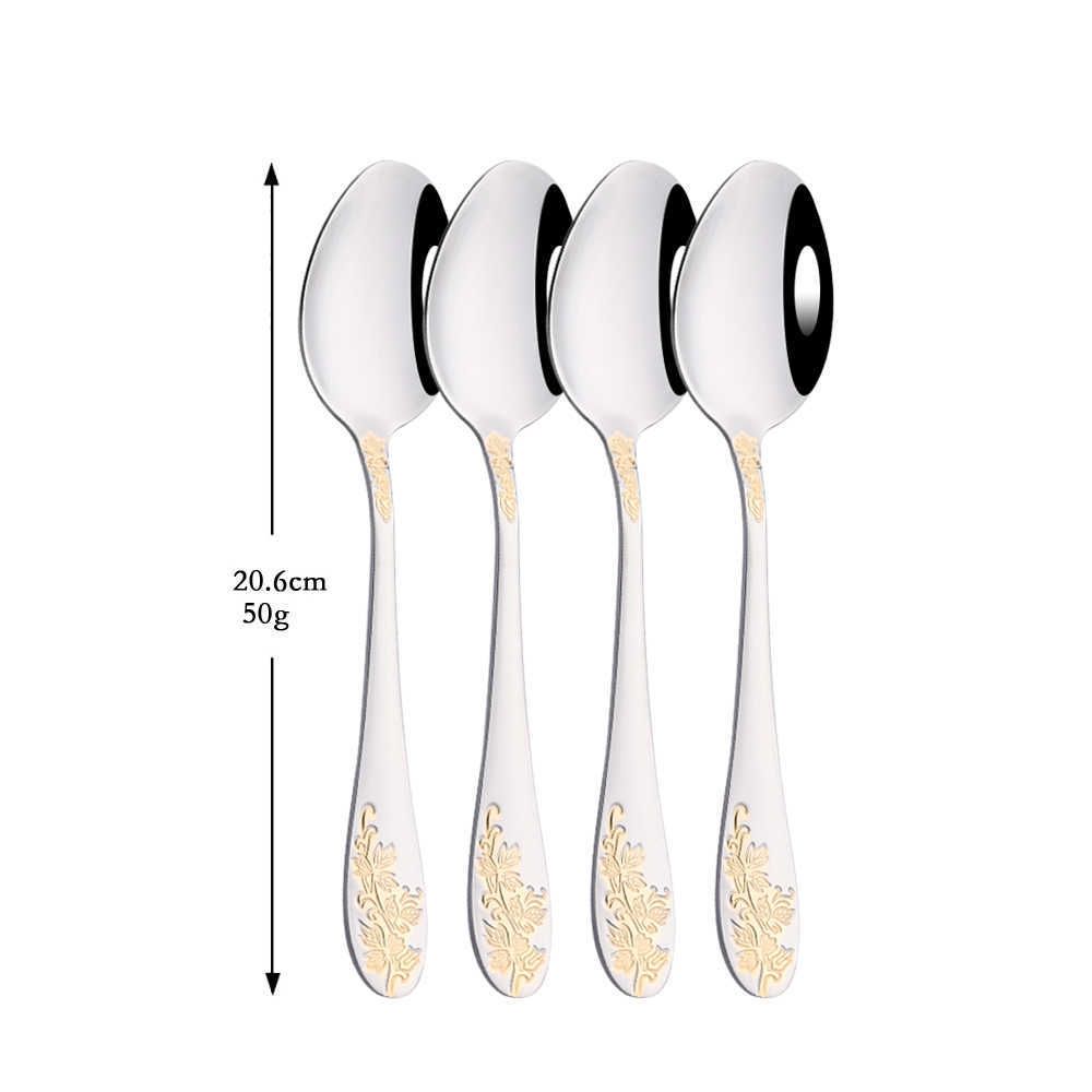 4pcs dinner spoon