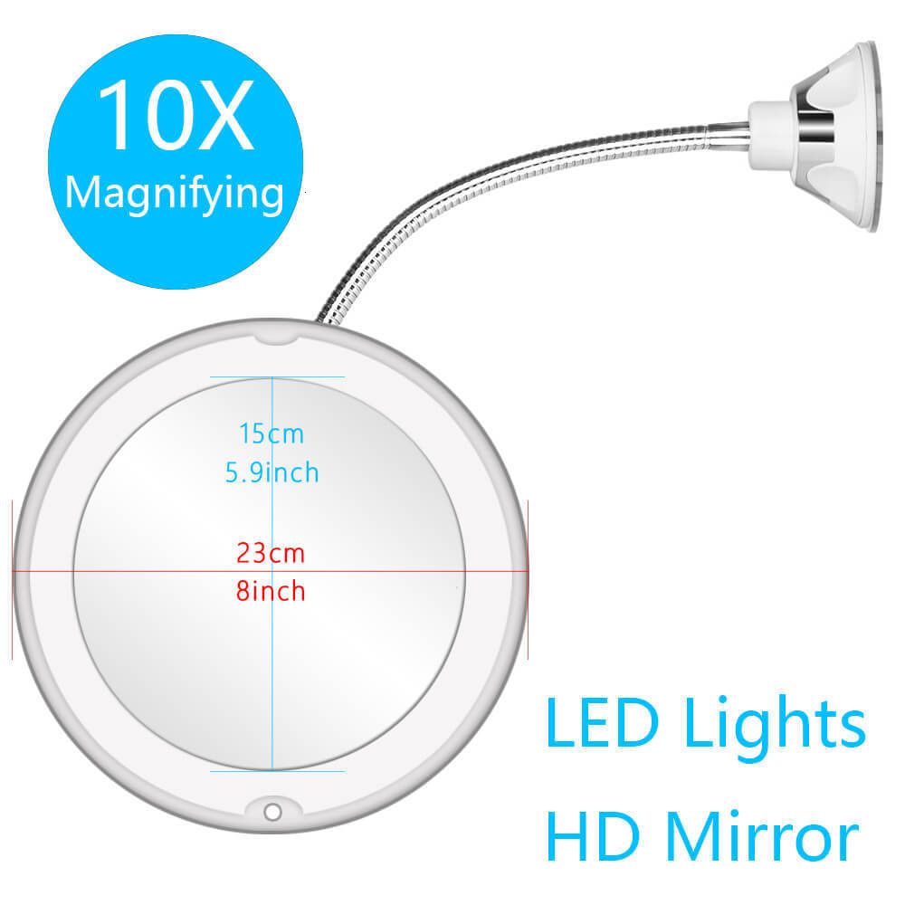 Miroir LED 10x long