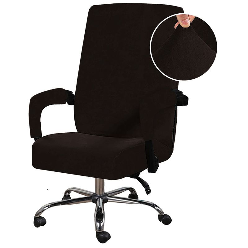A10 Brown ChairCover-L med armstöd CO