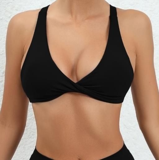 Twist Bra Black