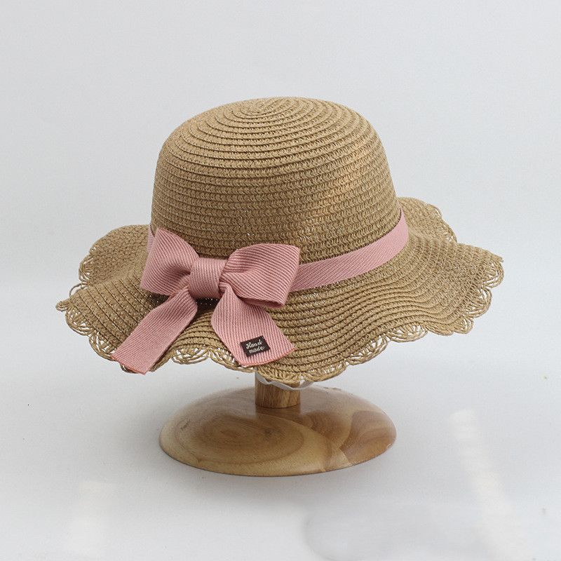 ruffled khaki hat