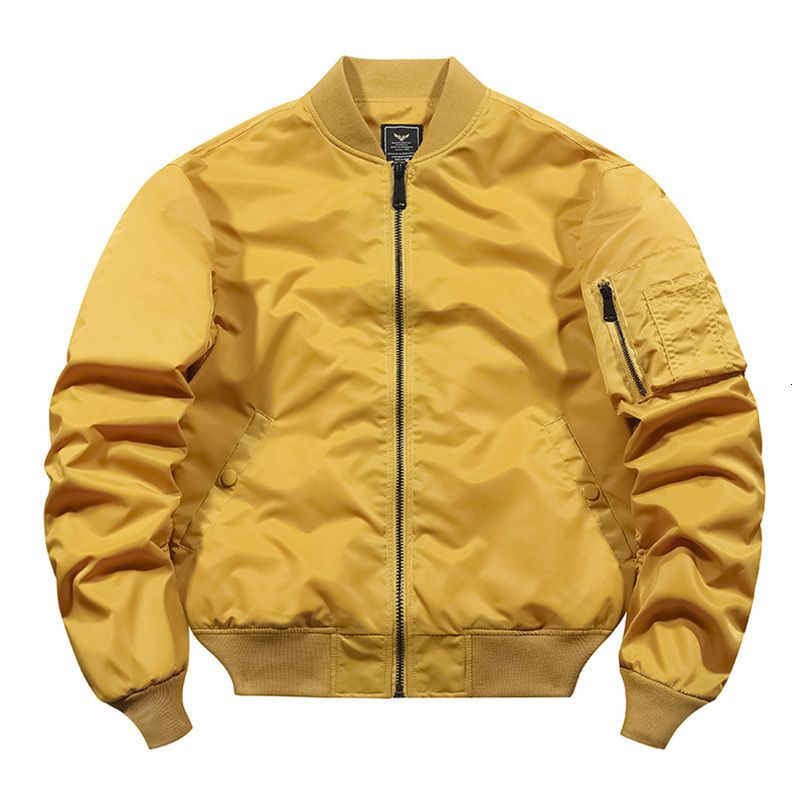 yellow bomber jacket