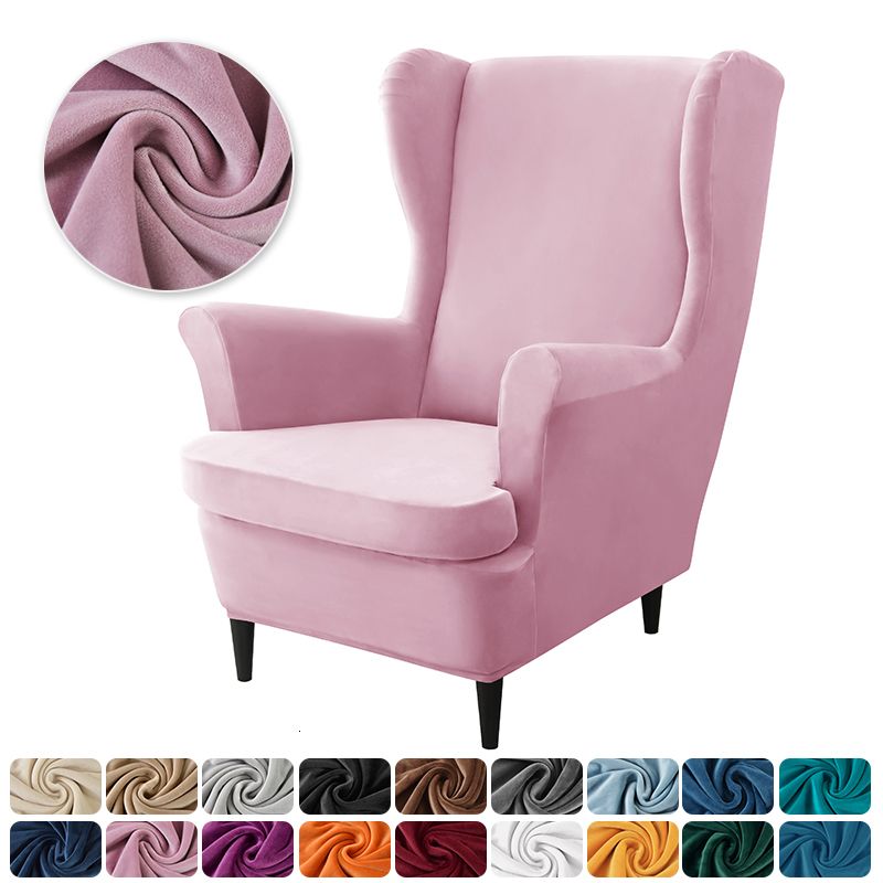 Roze wingchair cover