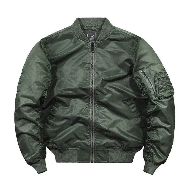 green bomber jacket