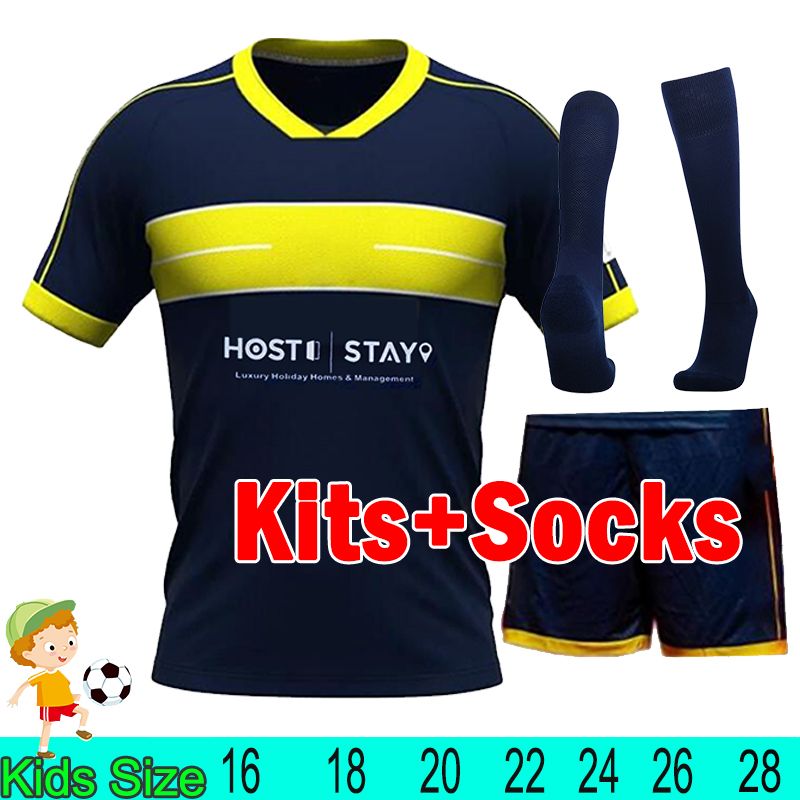 MIDERERSIBAO 23-24 Away Kids Kits+Socks