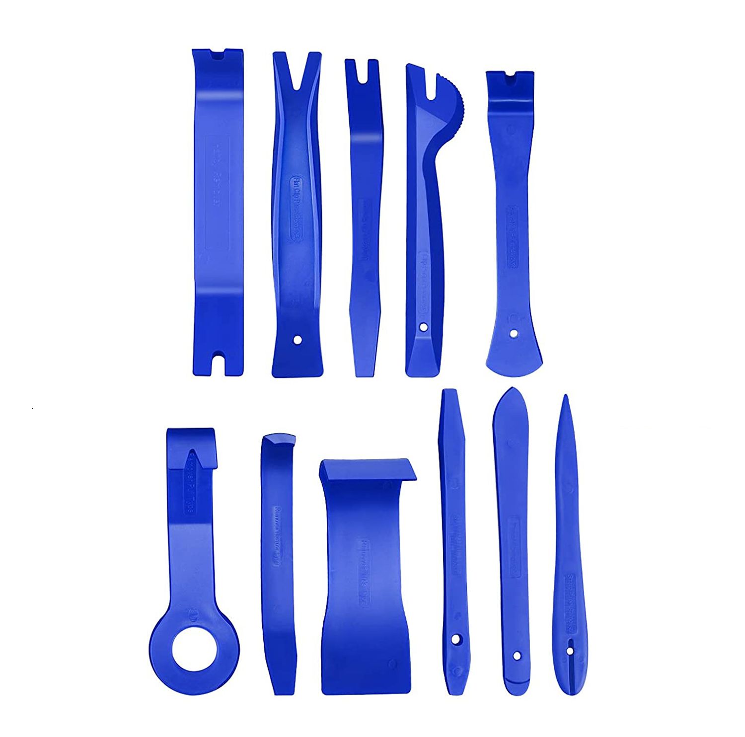 11 pc's blauw