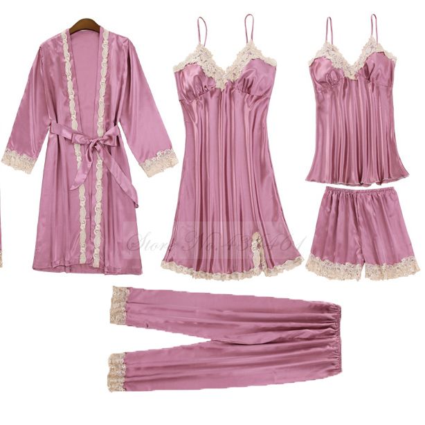 Conjunto rosa roxo um