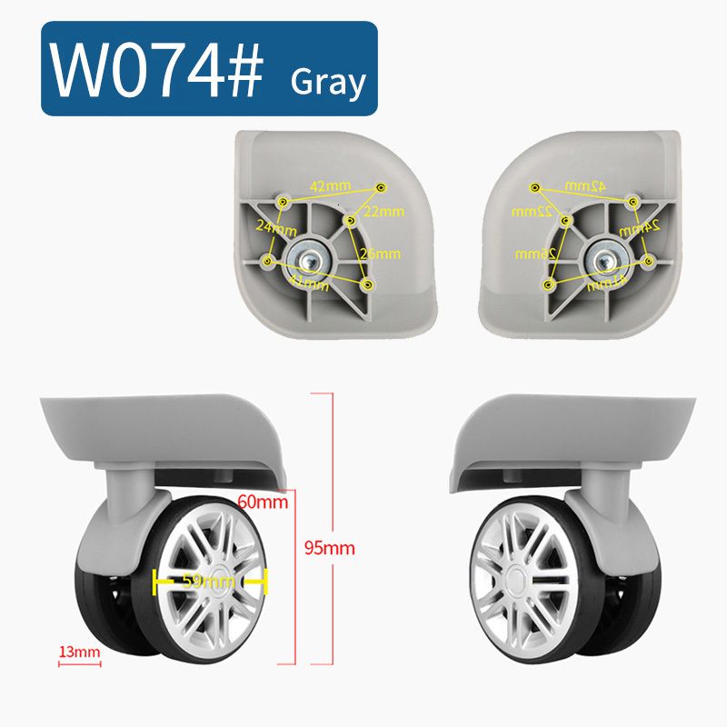 W074 Gray(2pcs)