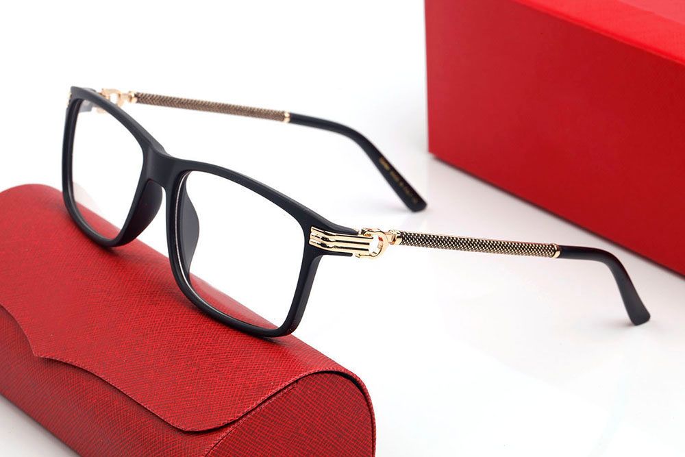 Bernstein quadratische Sonnenbrille für Männer und Frauen, Korrekturgläser, Anti-Blaulicht-Computerbrille, Funktion Metallsäule_voghion.com