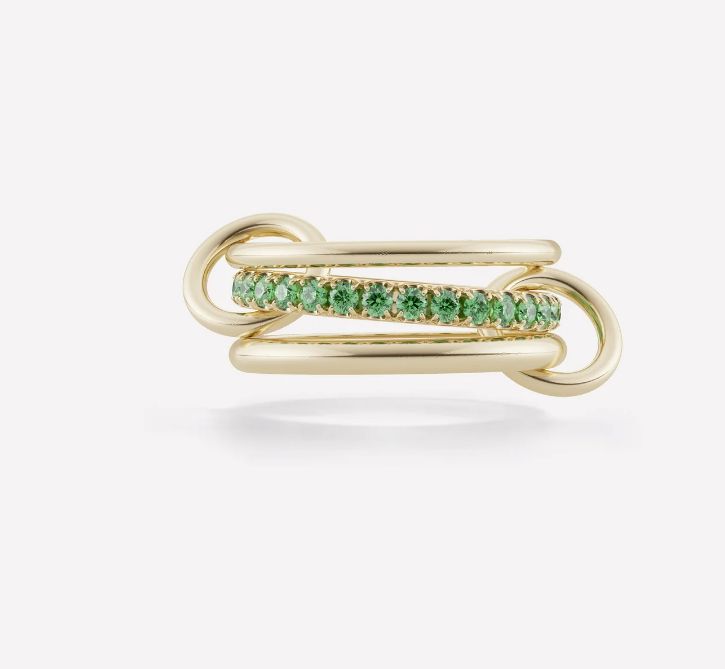 18K gold green