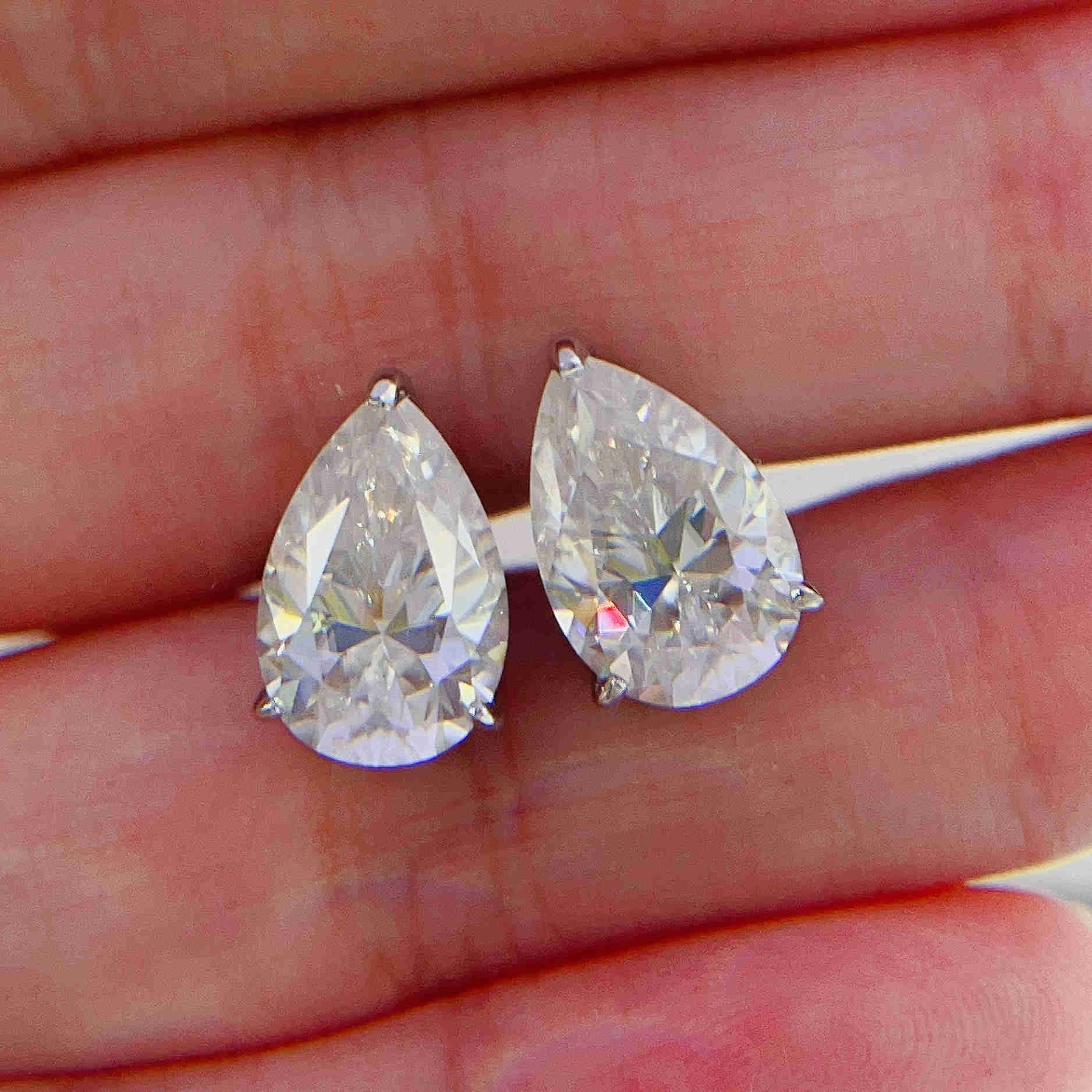 Silver-4.0x6.0mm(1 Ct Per Pair)