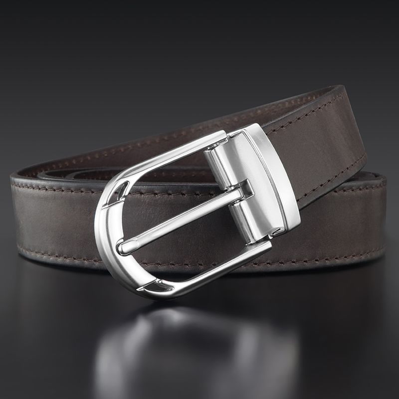 Brwon Silver Buckle