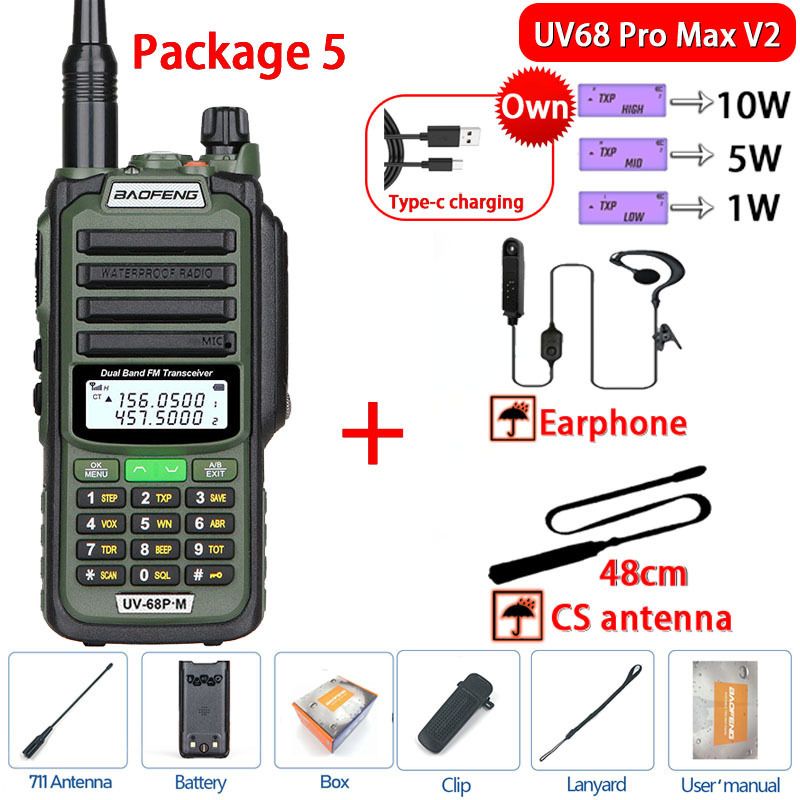 V2 groene 5-usb-stekker