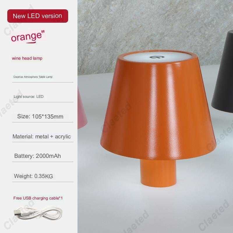 Orange-Usb rechargeable