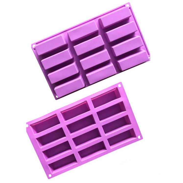 Silicone Butter Mold Tray with Lid, Purple