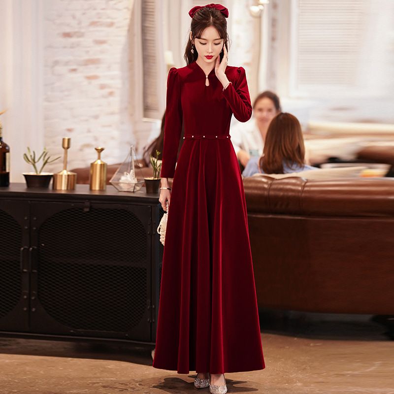 Burgundy-Long XS