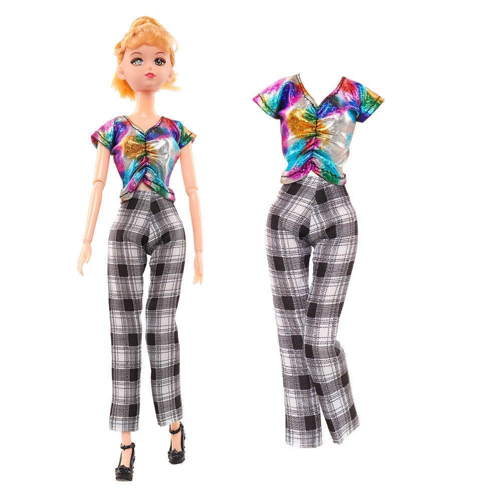 Nk barbies boneca roupas roupa vestido moda casaco calças roupas