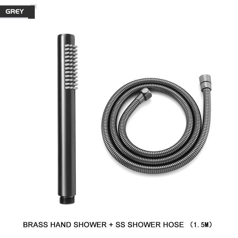 Tuyau de douche gris