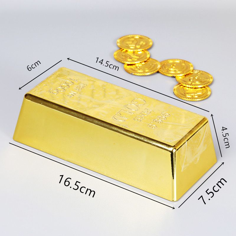 1pcs Gold Brick