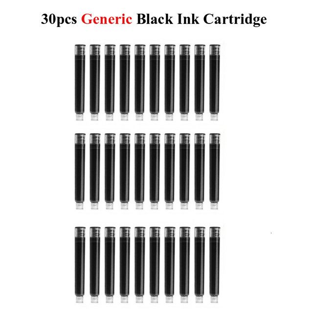 30pcs encre noire