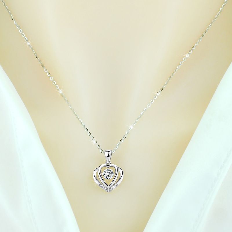 White Gold Color Lov 925 silver