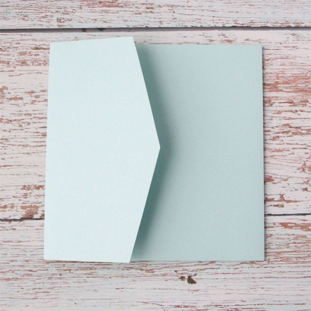 Light Blue-Pocket And Envelop