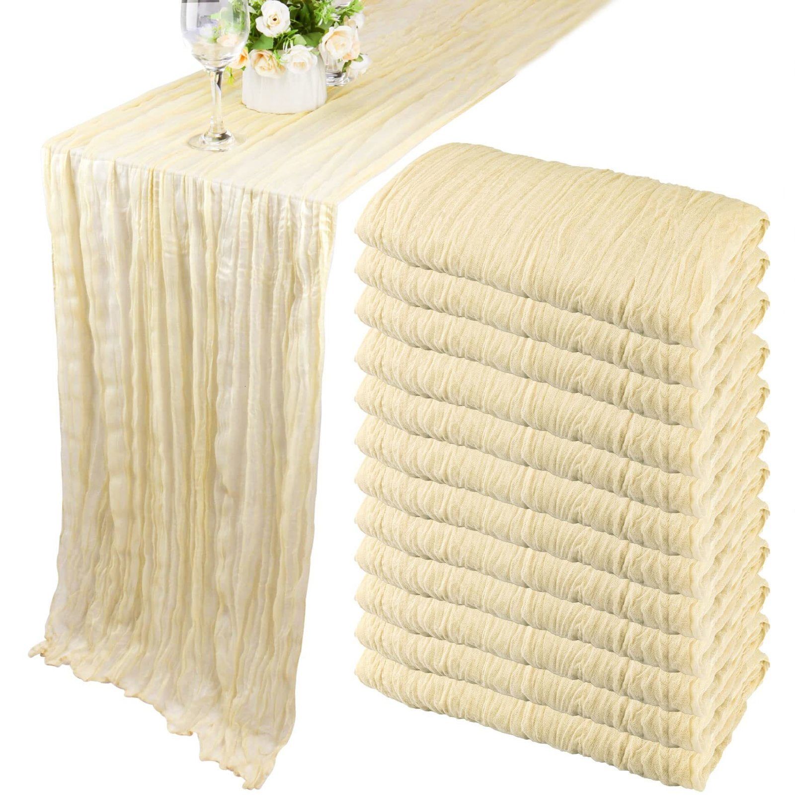 Beige-20PCS-90x400cm