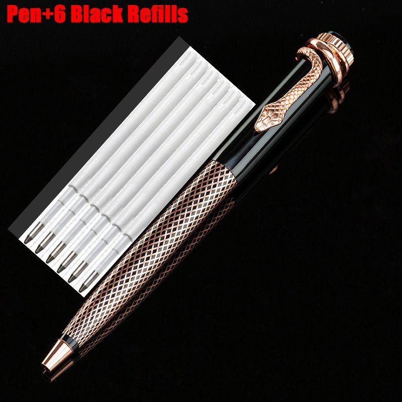Pen 6 Czarne wkłady