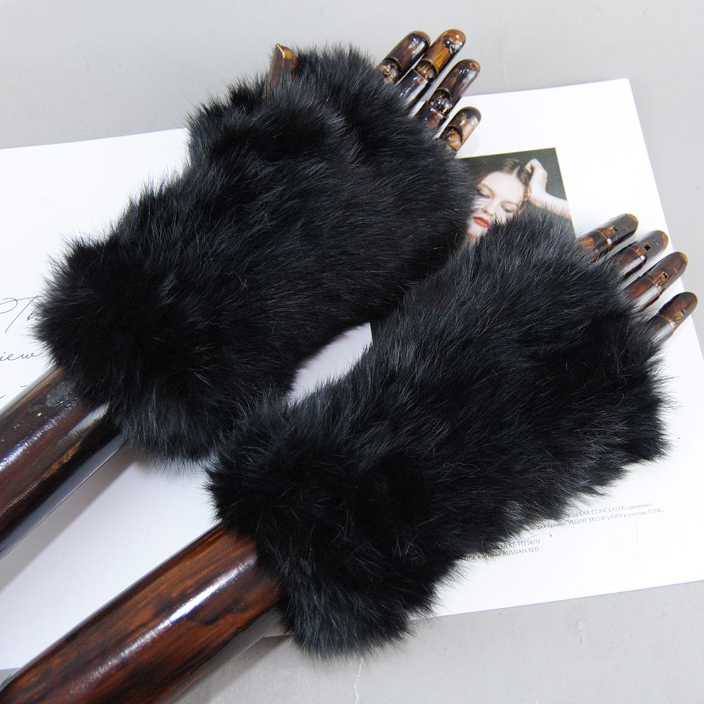 Rabbit Fur Black