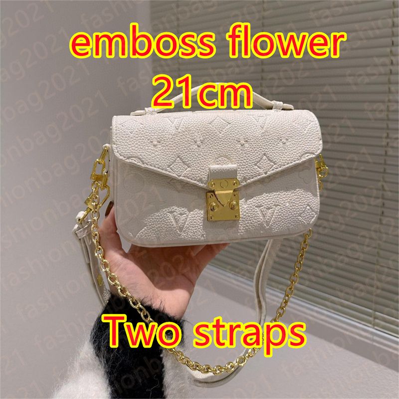 #9-21cm emboss flower two straps